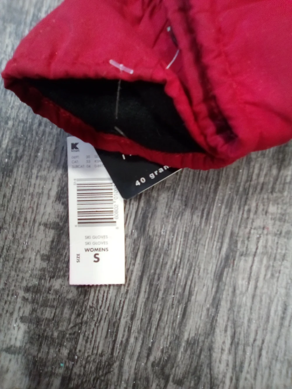 3M Thinsulate Red Women's Winter Gloves